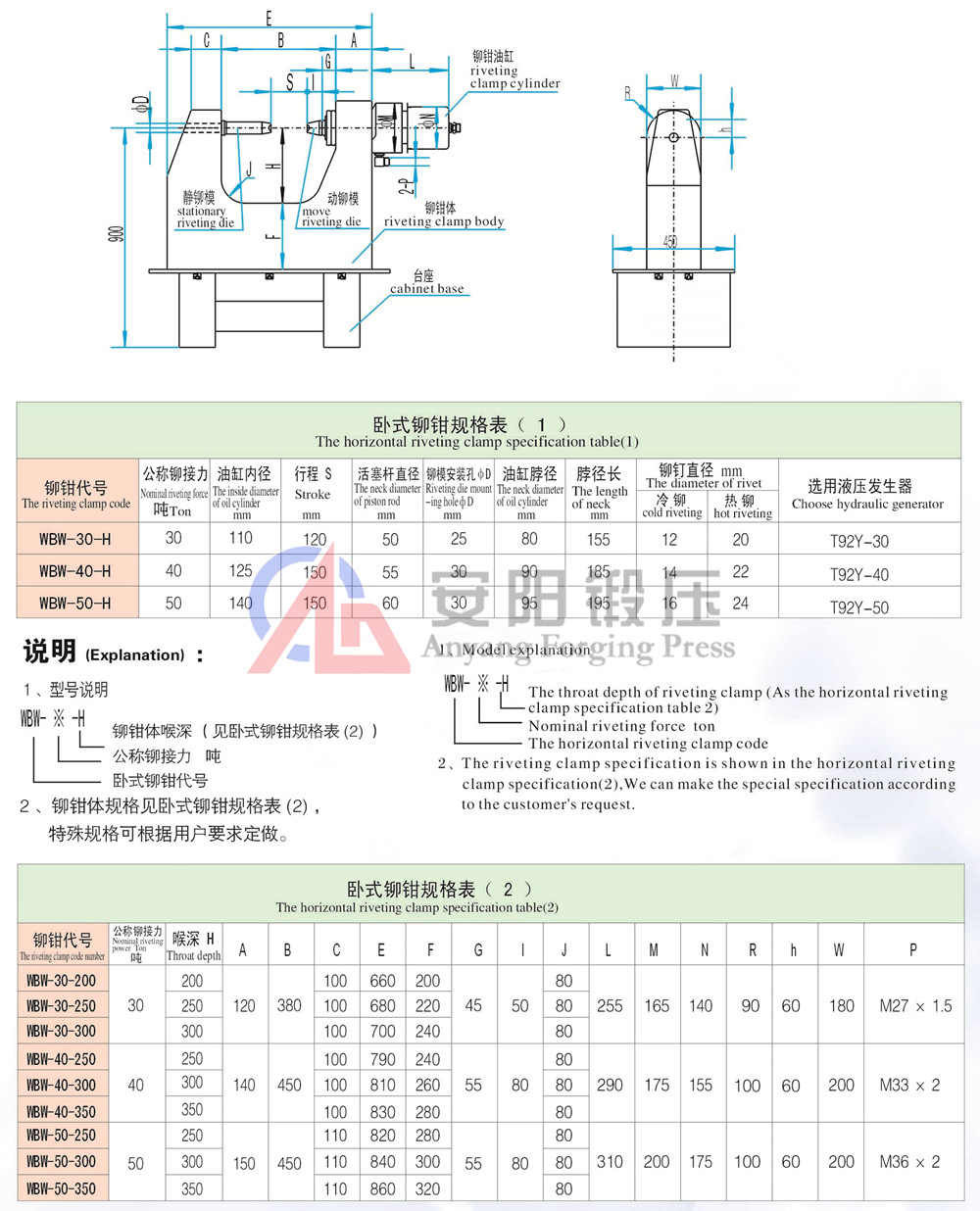 汽車鉚接機鉚鉗規格